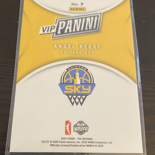 Angel Reese 2025 Panini National Convention VIP Gold Pack Card #7 new