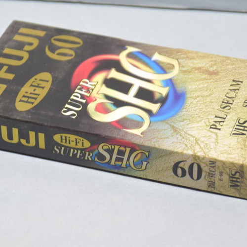 Fuji Super SHC 60 VHS video cassette 1 hour new sealed