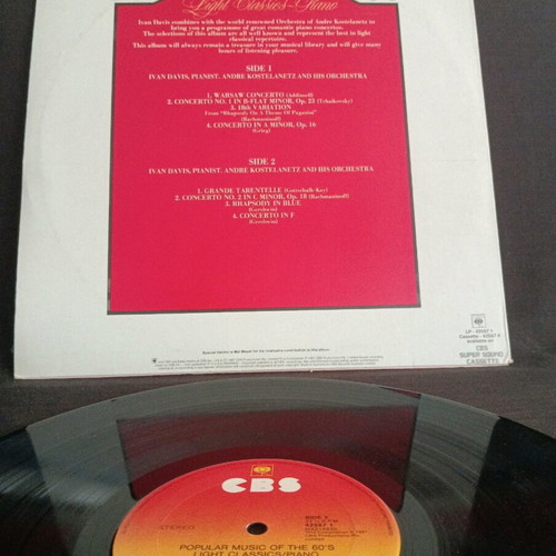 Popular Music Of The 60's vinyl used, classical music