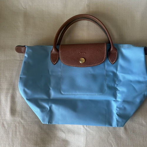 Longchamp blue medium handbag new without tags