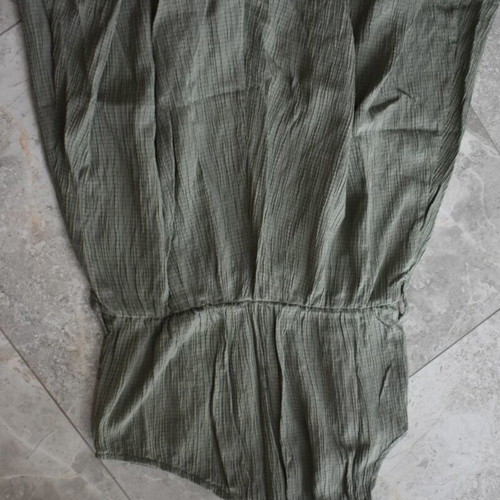 Shein One Shoulder Romper size L pea green like new