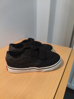 Vans Kids Shoes Size 26 Like New Black Velcro