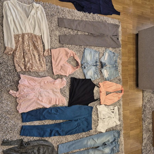 Zara blouses like new, 14 pieces, 10 unworn, sizes xs-s