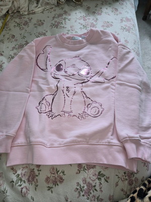 Zara pink sweatshirt like new for 8 years old, size 128 cm