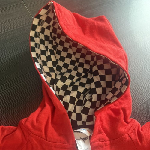 Disney Cars zip-up hoodie jacket, size 5-6 years