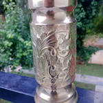 Brass ornate vase like new