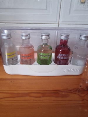 Absolut Vodka Mini Bottles Pack sealed new