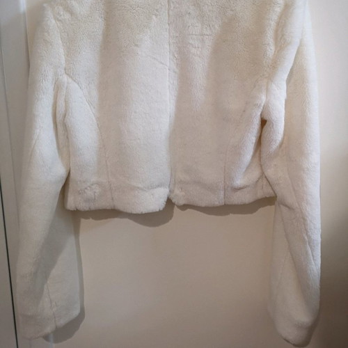 Angelo Psarros ecological fur new, white, size M