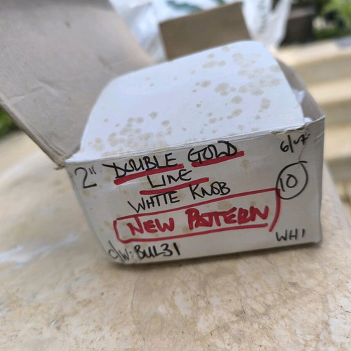 2" knobs with double gold line new