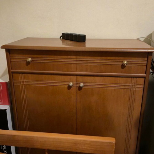 Shoe rack like new with drawer and cabinet