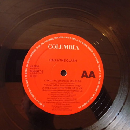 The Clash Should I Stay or Should I Go 12'' single used, rock