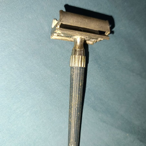 Safety razor used vintage personal item