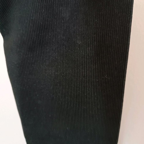 Over-the-knee boots made of knitted fabric, like new, black