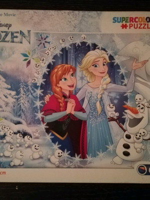 Frozen Disney puzzle 104 pieces like new