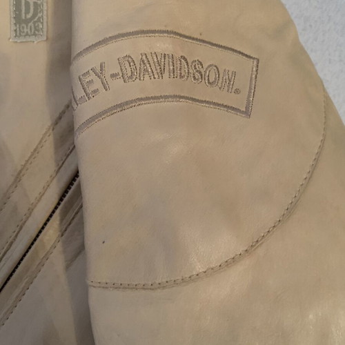 Harley Davidson leather jacket and short sleeve shirt like new, size L