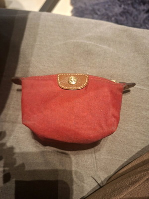 Longchamp coin purse used red