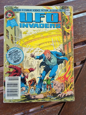 U.F.O. Invaders No 14 comic book, October 1981, DC Comics