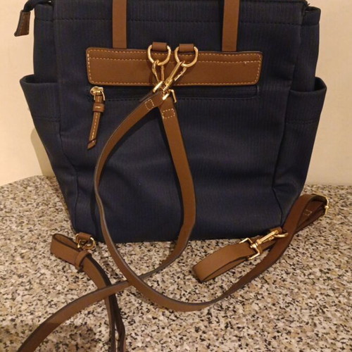 Parfois backpack and handbag like new, blue