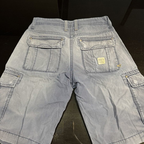 Camel Active Bermuda shorts used, size 48, gray and blue