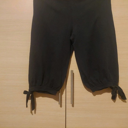 Vintage black women's Bermuda shorts used XS/S with pockets