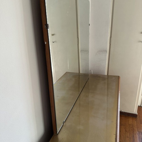 Dressing table with mirror