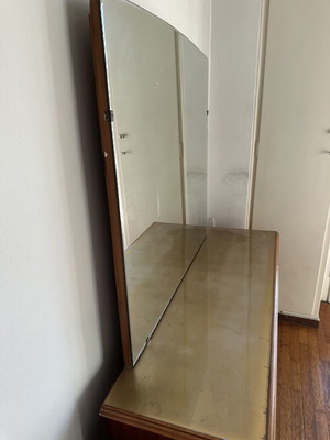 Dressing table with mirror
