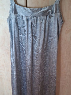 Γυναικείο νυχτικό σατέν μεταχειρισμένο, μπλε, μέγεθος L