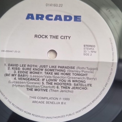 Rock the City vinyl record used
