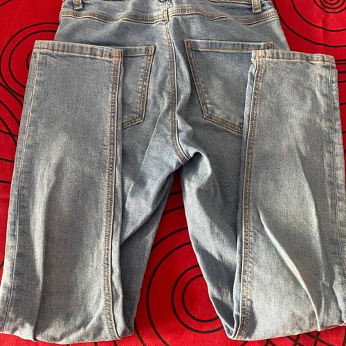 Mango Kids MNG Denim Jeans Girl 11-12 Years 152cm Light Blue Stretch Like New
