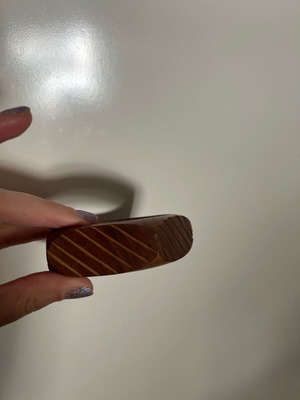 Wooden bracelet like new in dark brown color