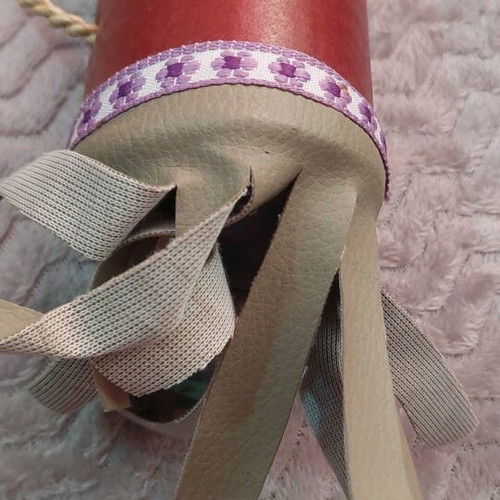 Decorative Indian quiver with ten arrows used
