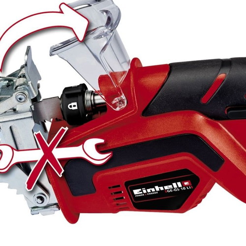 Einhell rechargeable pruner new with two batteries and replacement blades set