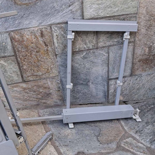 Corner kitchen cabinet mechanism with shelves like new