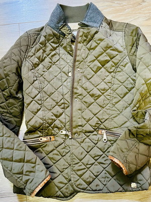 Massimo Dutti jacket used, green, lightweight