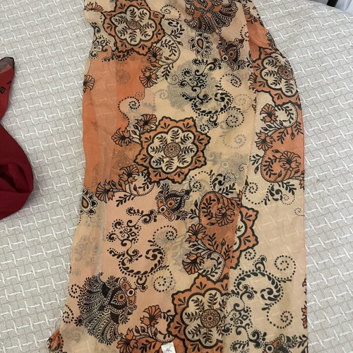 Scarves used, multicolor