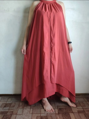 Doca summer sleeveless dress pink size L/XL like new