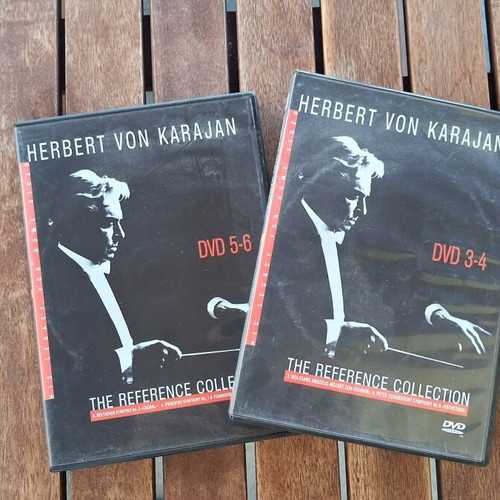 Herbert Von Karajan The Reference Collection 2 DVD cases used, classical