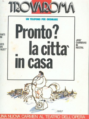 La Repubblica Trovaroma No 7 magazine 1987 used
