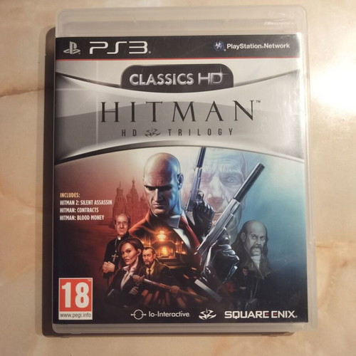 Hitman HD Trilogy PS3 game like new with manual