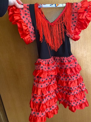 Children's original flamenco dress like new