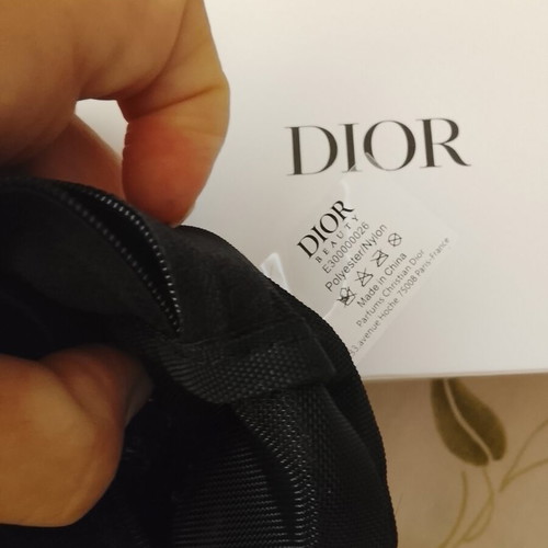 Dior Beauty Black Trousse Pouch and Tote Bag Set new