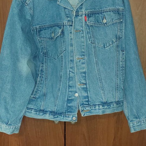 Levi's classic denim jacket, vintage, blue, XL