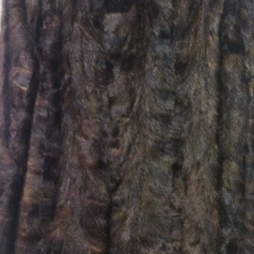Fur jacket brown like new, size M, by Furs Kapralos