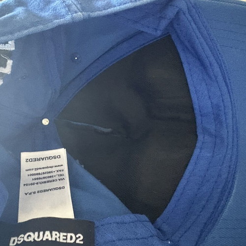 Dsquared2 hat used, blue, one size