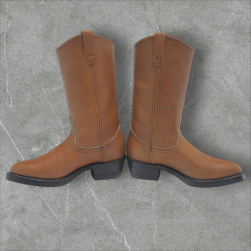 Wissota Trader Pecos boots like new, cowhide leather, brown, size 38