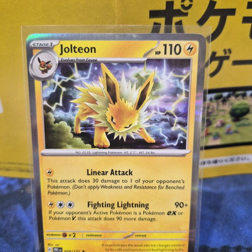 Pokemon Jolteon Card 29/131 Holo Rare Prismatic Evolutions new