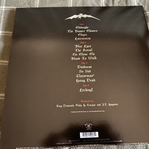 King Diamond The Puppet Master 2LP etched with poster