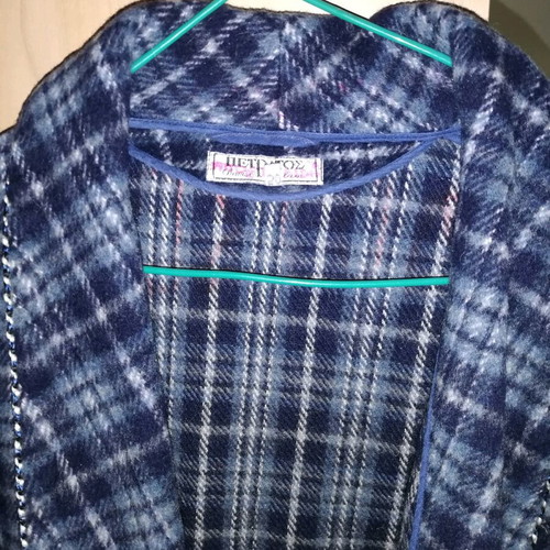 Abarca robe no 50 like new, gray and blue