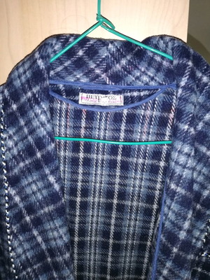 Abarca robe no 50 like new, gray and blue