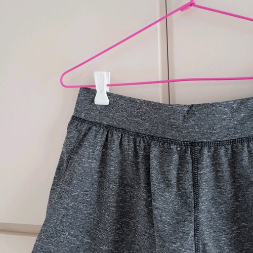 Running shorts like new, gray, sizes S/M